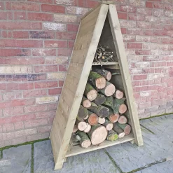 Shire Small Triangular Log Store Tongue And Groove 9 Shire Small Triangular Log Store Tongue And Groove -Garden Haven Shop 13082825 2124862456482833
