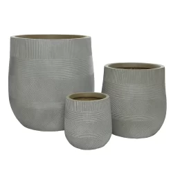 Liam Round Stripe Planter - Small 8 Liam Round Stripe Planter - Small -Garden Haven Shop 13222484 1174929320908764