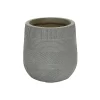 Liam Round Stripe Planter - Small