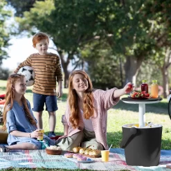 Keter GoBar Outdoor Ice Cooler Table Garden Furniture - Dark Grey / Cream 14 Keter GoBar Outdoor Ice Cooler Table Garden Furniture - Dark Grey / Cream -Garden Haven Shop 13412933 2094910901750129