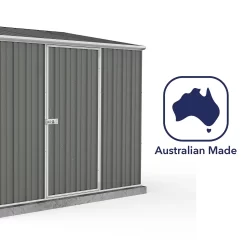 Absco 7.5 X 5ft Space Saver Metal Pent Shed - Grey 15 Absco 7.5 X 5ft Space Saver Metal Pent Shed - Grey -Garden Haven Shop 13440837 7184929186350175