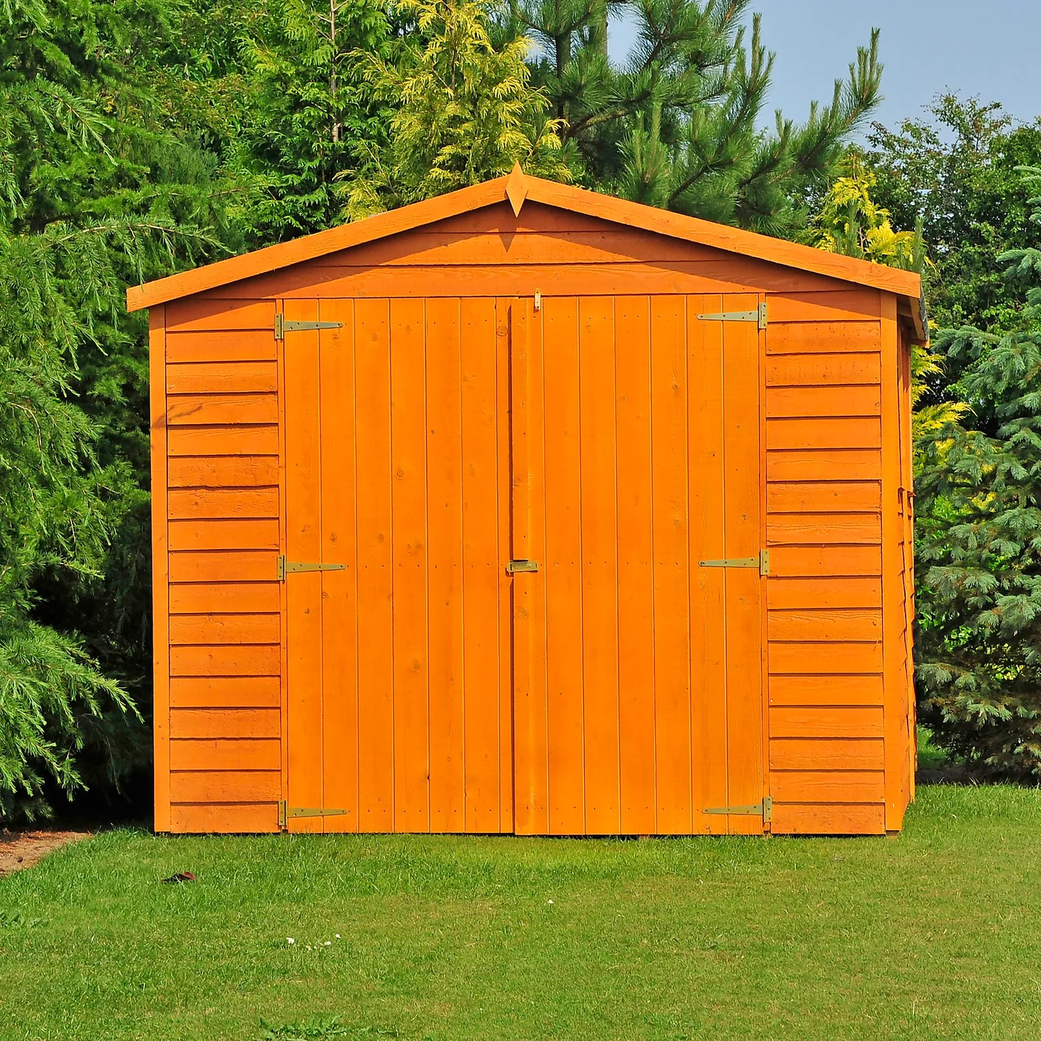 Shire 10 X 15ft Double Door Overlap Garden Shed 4 Shire 10 X 15ft Double Door Overlap Garden Shed - Image 4