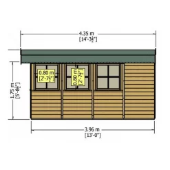 Shire 7 X 13ft Jersey Double Door Garden Shed - Including Installation 15 Shire 7 X 13ft Jersey Double Door Garden Shed - Including Installation -Garden Haven Shop 13505244 2094926470250156