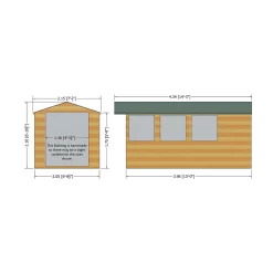 Shire 7 X 13ft Jersey Double Door Garden Shed - Including Installation 14 Shire 7 X 13ft Jersey Double Door Garden Shed - Including Installation -Garden Haven Shop 13505244 3224926470185545