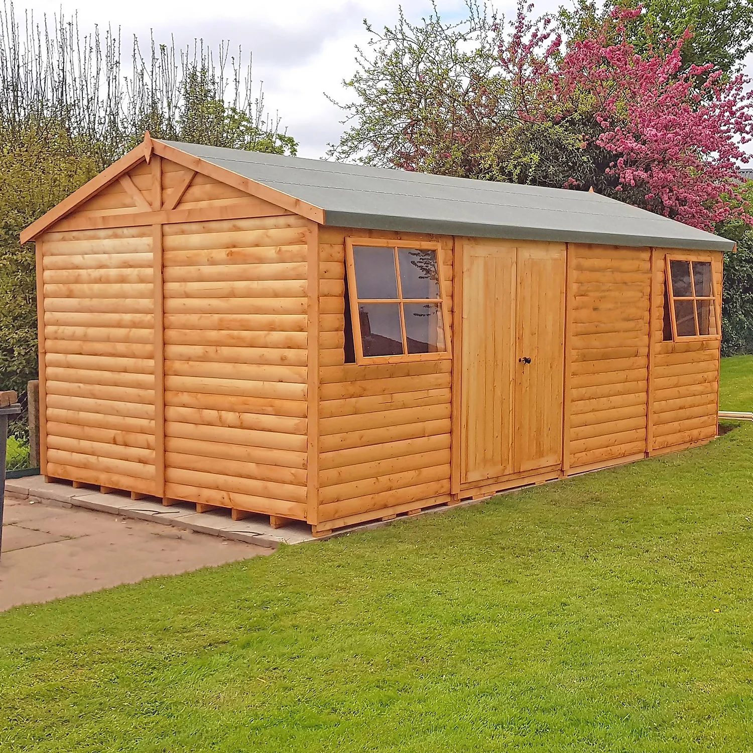 Shire 12 X 24ft Mammoth Double Door Garden Shed - Including Installation 2 Shire 12 X 24ft Mammoth Double Door Garden Shed - Including Installation - Image 2