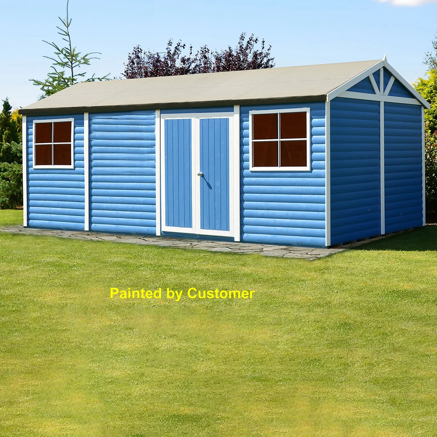 Shire 12 X 24ft Mammoth Double Door Garden Shed 5 Shire 12 X 24ft Mammoth Double Door Garden Shed - Image 5