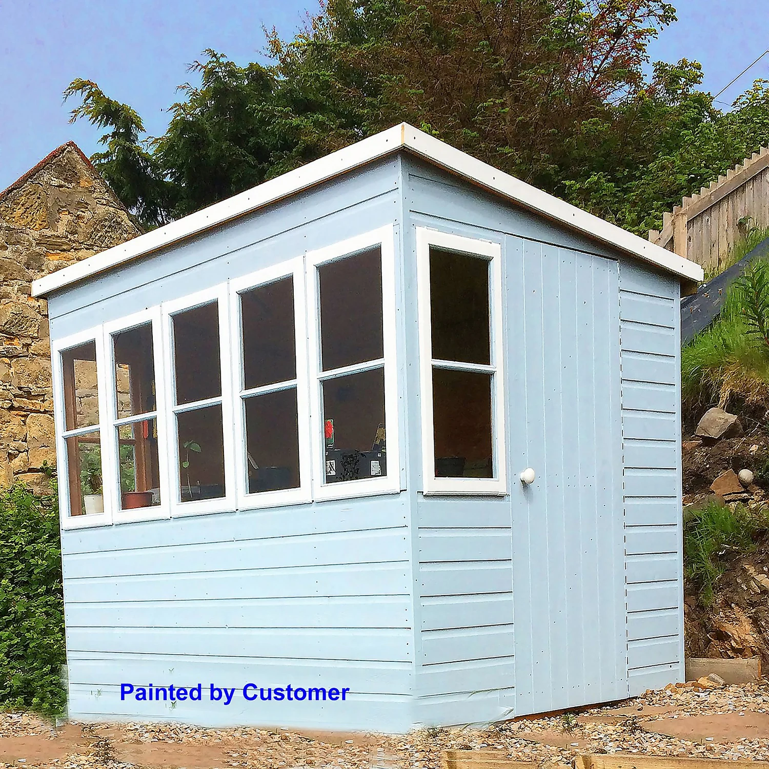 Shire 8 X 6ft Sun Pent Shed 4 Shire 8 X 6ft Sun Pent Shed - Image 4