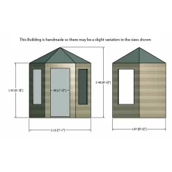 Shire 6 X 6ft Gazebo Summerhouse - Including Installation -Garden Haven Shop 13505335 1834931995021053