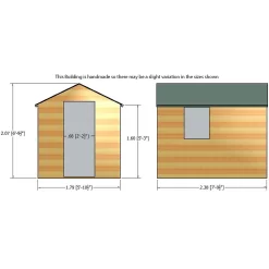 Shire 8x6ft Durham Garden Shed - Including Installation 13 Shire 8x6ft Durham Garden Shed - Including Installation -Garden Haven Shop 13508658 7664926487082562