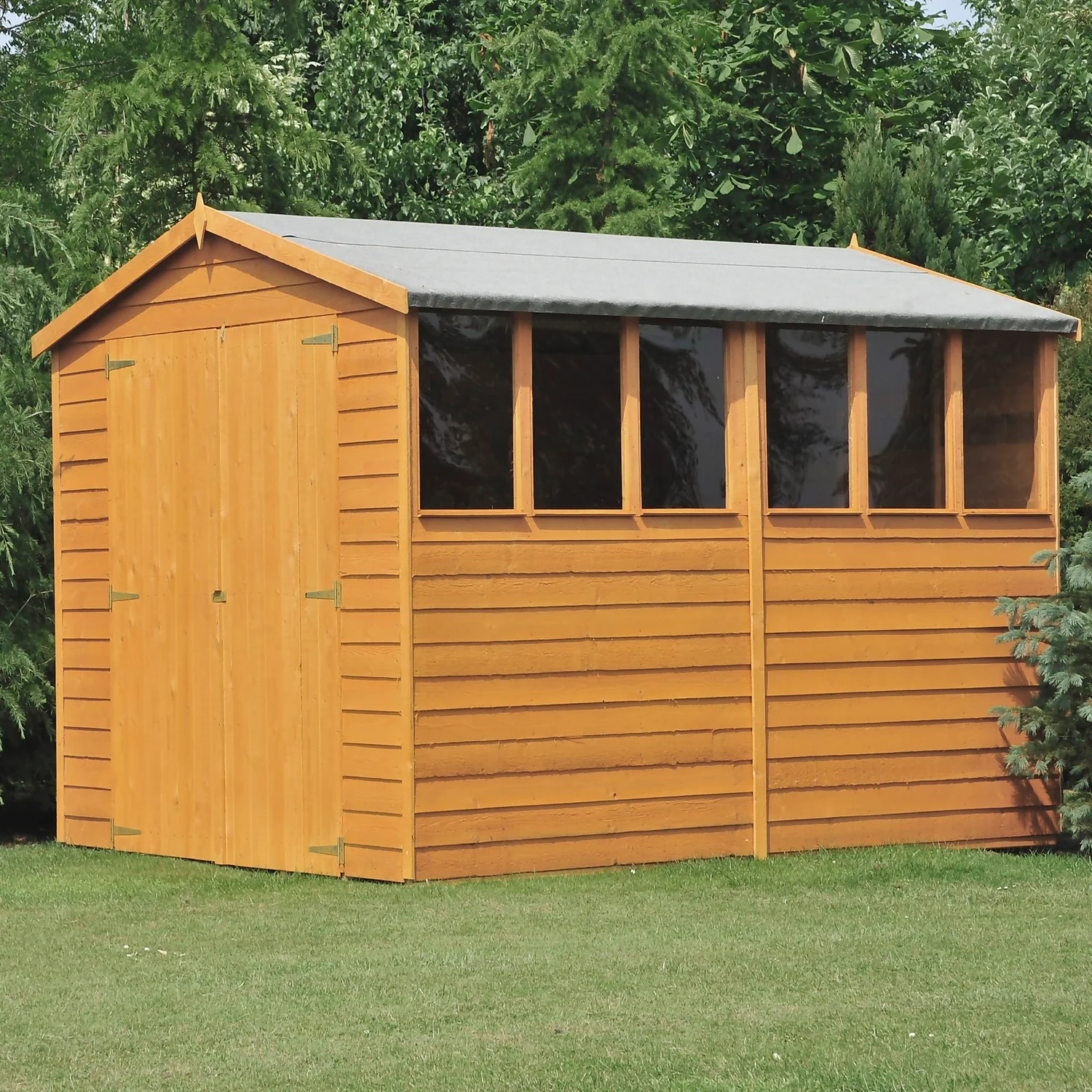 Shire 12x6ft Overlap Garden Shed - Including Installation 2 Shire 12x6ft Overlap Garden Shed - Including Installation - Image 2