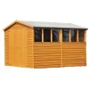 Shire 10x8ft Overlap Garden Shed - Including Installation
