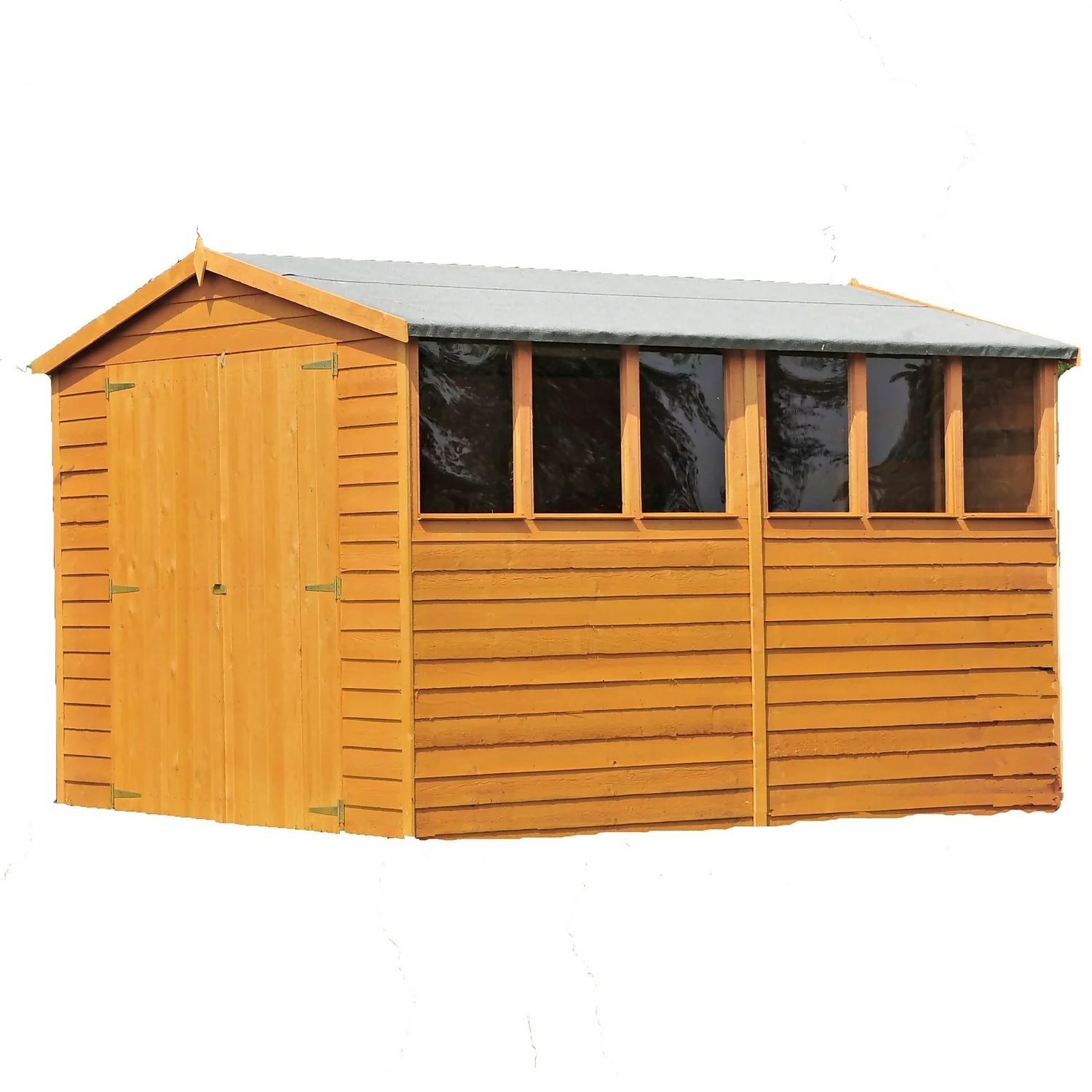 Shire 10x8ft Overlap Garden Shed - Including Installation 1 Shire 10x8ft Overlap Garden Shed - Including Installation