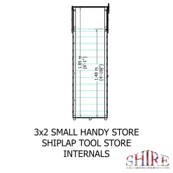 Shire Handy Garden Storage 3x2ft 12 Shire Handy Garden Storage 3x2ft -Garden Haven Shop 13508666 8454931200440696
