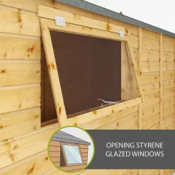 Mercia 18ft X 10ft Premium Shiplap Modular Workshop Shed - Including Installation -Garden Haven Shop 13555759 3124949335646667