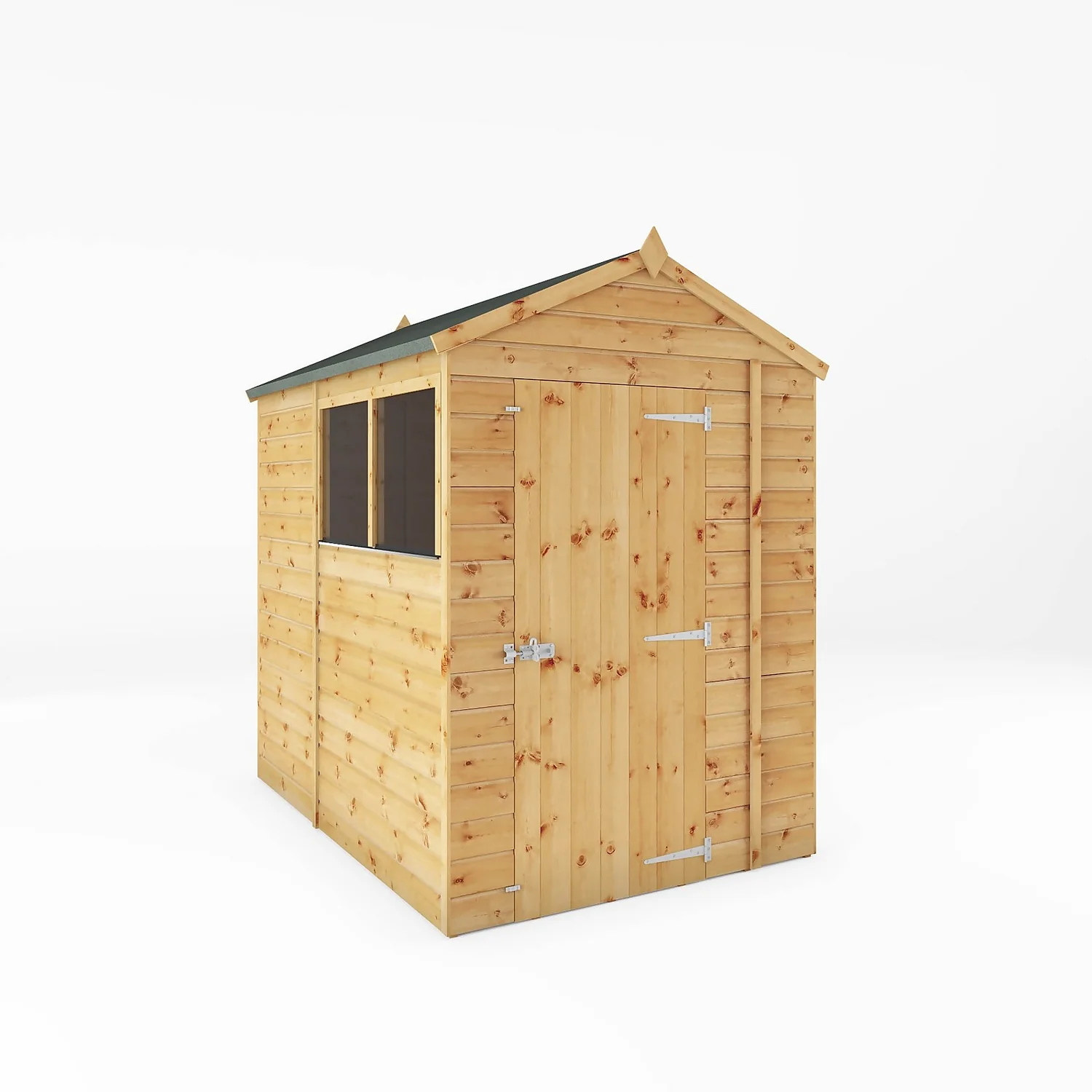 Mercia 7ft X 5ft Premium Shiplap Apex Shed - Including Installation 1 Mercia 7ft X 5ft Premium Shiplap Apex Shed - Including Installation