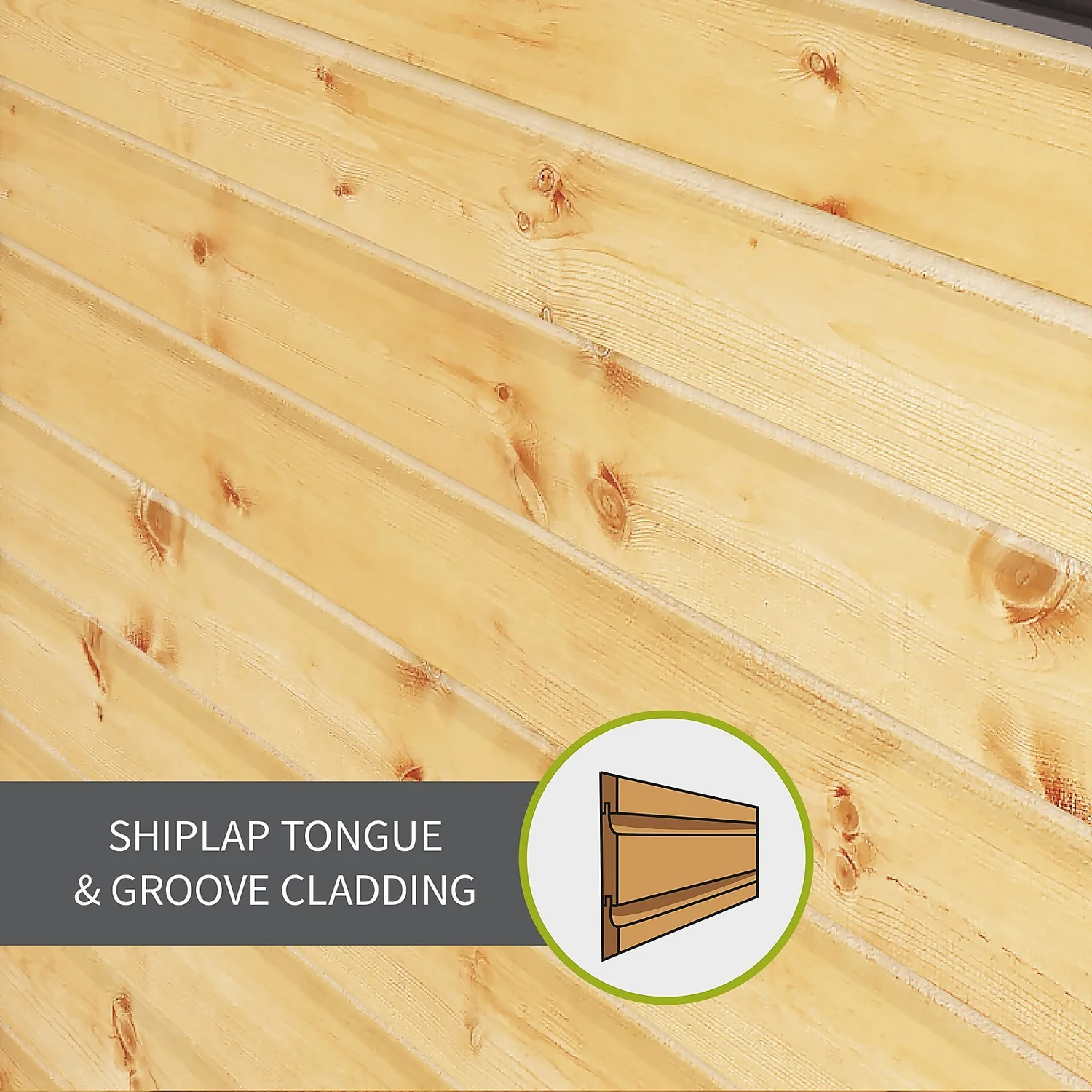Mercia 7ft X 5ft Premium Shiplap Apex Shed - Including Installation 4 Mercia 7ft X 5ft Premium Shiplap Apex Shed - Including Installation - Image 4