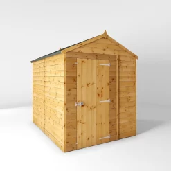Mercia 8ft X 6ft Premium Windowless Shiplap Apex Shed - Including Installation
