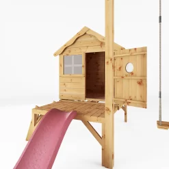 Mercia 4ft X 4ft Snug Wooden Playhouse With Tower -Garden Haven Shop 13555804 8415027846188854