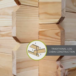 Mercia 5m X 4m Home Office Log Cabin 34mm -Garden Haven Shop 13555846 8705025545565537