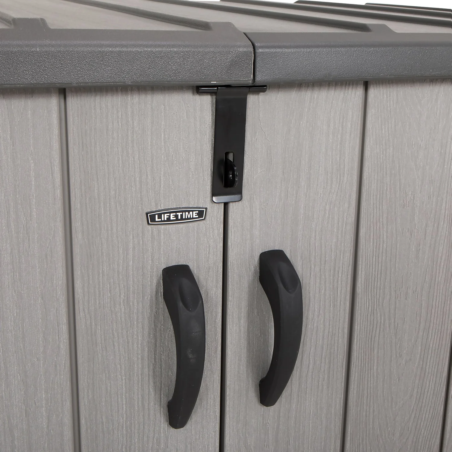 Lifetime Horizontal Plastic Outdoor Storage Shed 7 Lifetime Horizontal Plastic Outdoor Storage Shed - Image 7