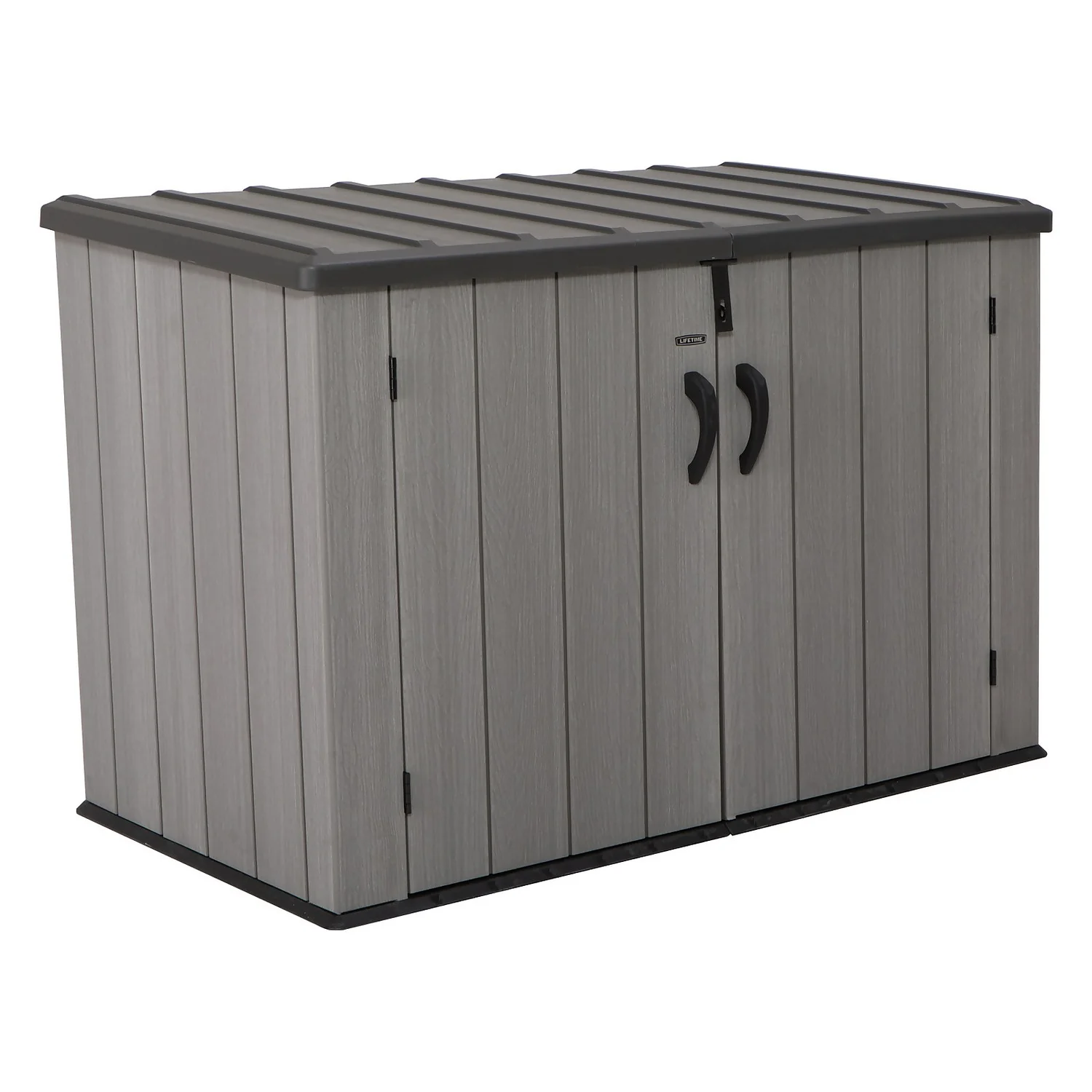 Lifetime Horizontal Plastic Outdoor Storage Shed 1 Lifetime Horizontal Plastic Outdoor Storage Shed