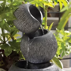 Stylish Fountain Illusion Falls Water Feature With LEDs -Garden Haven Shop 13846045 2004962027646098