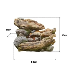 Stylish Fountain Bubbling Brook Water Feature With LEDs 11 Stylish Fountain Bubbling Brook Water Feature With LEDs -Garden Haven Shop 13846059 1884962028336110