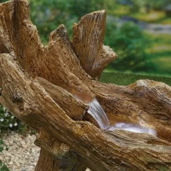 Stylish Fountain Knotted Willow Falls Water Feature With LEDs 8 Stylish Fountain Knotted Willow Falls Water Feature With LEDs -Garden Haven Shop 13846064 1284962028036575