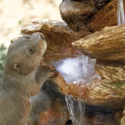 Stylish Fountain Otter Pools Water Feature With LEDs 10 Stylish Fountain Otter Pools Water Feature With LEDs -Garden Haven Shop 13846071 4324962028308486