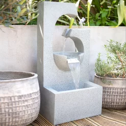 Stylish Fountain Ango Falls Garden Water Feature With LEDs 12 Stylish Fountain Ango Falls Garden Water Feature With LEDs -Garden Haven Shop 13947169 4305005844444559