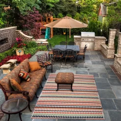 Homebase Outdoor Rug - Bohemian 120x180cm 5 Homebase Outdoor Rug - Bohemian 120x180cm -Garden Haven Shop 13953334 7804989199384002