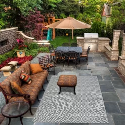 Homebase Outdoor Rug - Grey 160x230cm 5 Homebase Outdoor Rug - Grey 160x230cm -Garden Haven Shop 13953337 9194989199353489