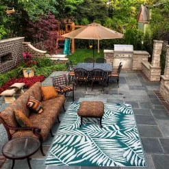 Homebase Outdoor Rug - Teal 240x300cm -Garden Haven Shop 13953341 5824989199463133