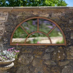 Half Moon Aged Arch Garden Mirror -Garden Haven Shop 13965927 3865001706619904