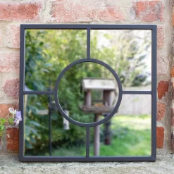 Black Square Garden Mirror -Garden Haven Shop 13965928 1915001706777428