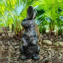 Bronze Look Rabbit Garden Ornament -Garden Haven Shop 13965950 1625014597127874