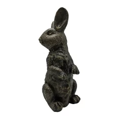 Bronze Look Rabbit Garden Ornament -Garden Haven Shop 13965950 5525014596972489