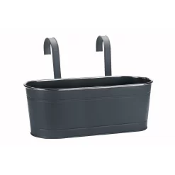 15in Fence & Balcony Planter - Grey