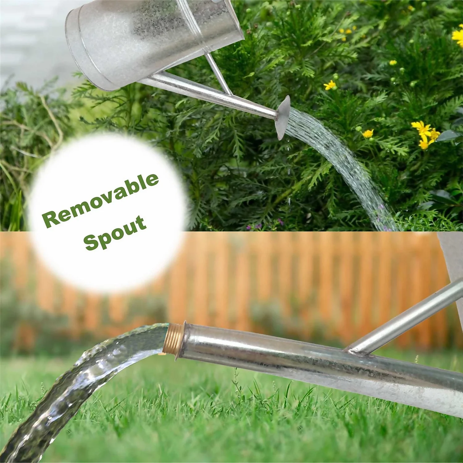 Galvanized Watering Can - 9L 6 Galvanized Watering Can - 9L - Image 6