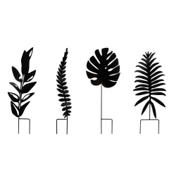 Jungle Black Ground Stakes - 45cm (Assorted Designs)