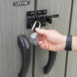 LIFETIME 1500L Vertical Storage Shed - Rough-Cut Brown -Garden Haven Shop 13997404 4774999835592939