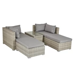 Cairo Grey Rattan Effect Garden Sofa Set 15 Cairo Grey Rattan Effect Garden Sofa Set -Garden Haven Shop 14005786 1105022103051854