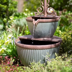 Stylish Fountain Irondale Pours Water Feature 17 Stylish Fountain Irondale Pours Water Feature -Garden Haven Shop 14519355 1765050878719931