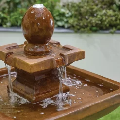 Stylish Fountain Odyssey Water Feature With LEDs -Garden Haven Shop 14519360 1175047822575486