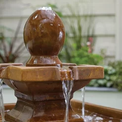 Stylish Fountain Odyssey Water Feature With LEDs -Garden Haven Shop 14519360 1635047822644708