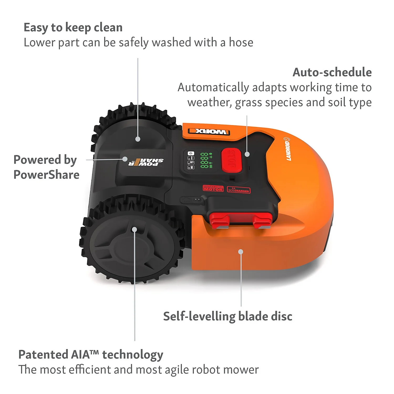 Worx Landroid S400 Robotic Lawn Mower 4 Worx Landroid S400 Robotic Lawn Mower - Image 4