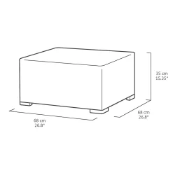 Keter California 4 Seater Outdoor Garden Furniture Lounge Set - Graphite With Grey Cushions -Garden Haven Shop 14539591 1085041801941096